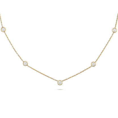 Solitaire- 1.0 CT Oval Lab Grown Diamond Necklace