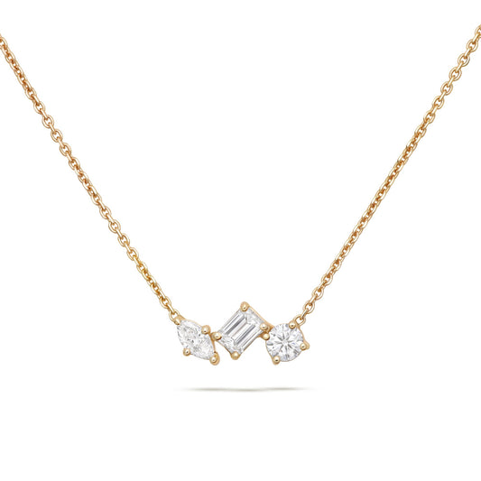 Solitaire- 1.0 CT Oval Lab Grown Diamond Necklace