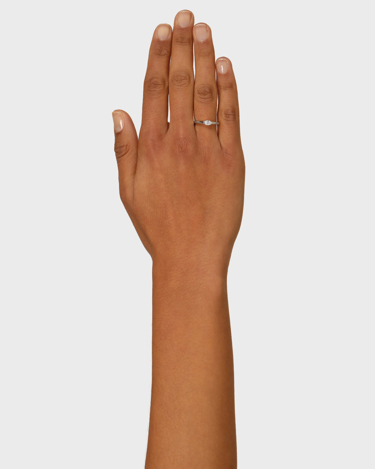 0.50 CT Marquise Lab Grown Diamond Solitaire Wedding Band 7