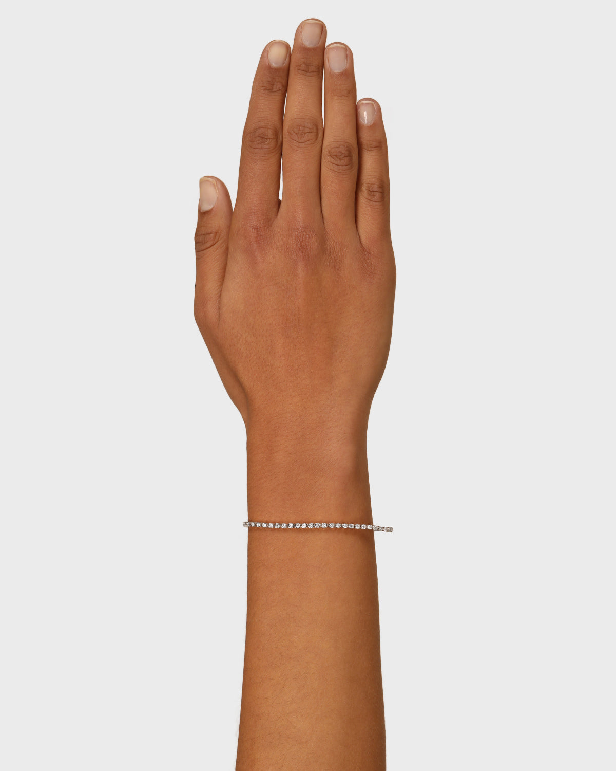 Exquisite 1 TCW Round Lab-Grown Diamond Tennis Bracelet 6