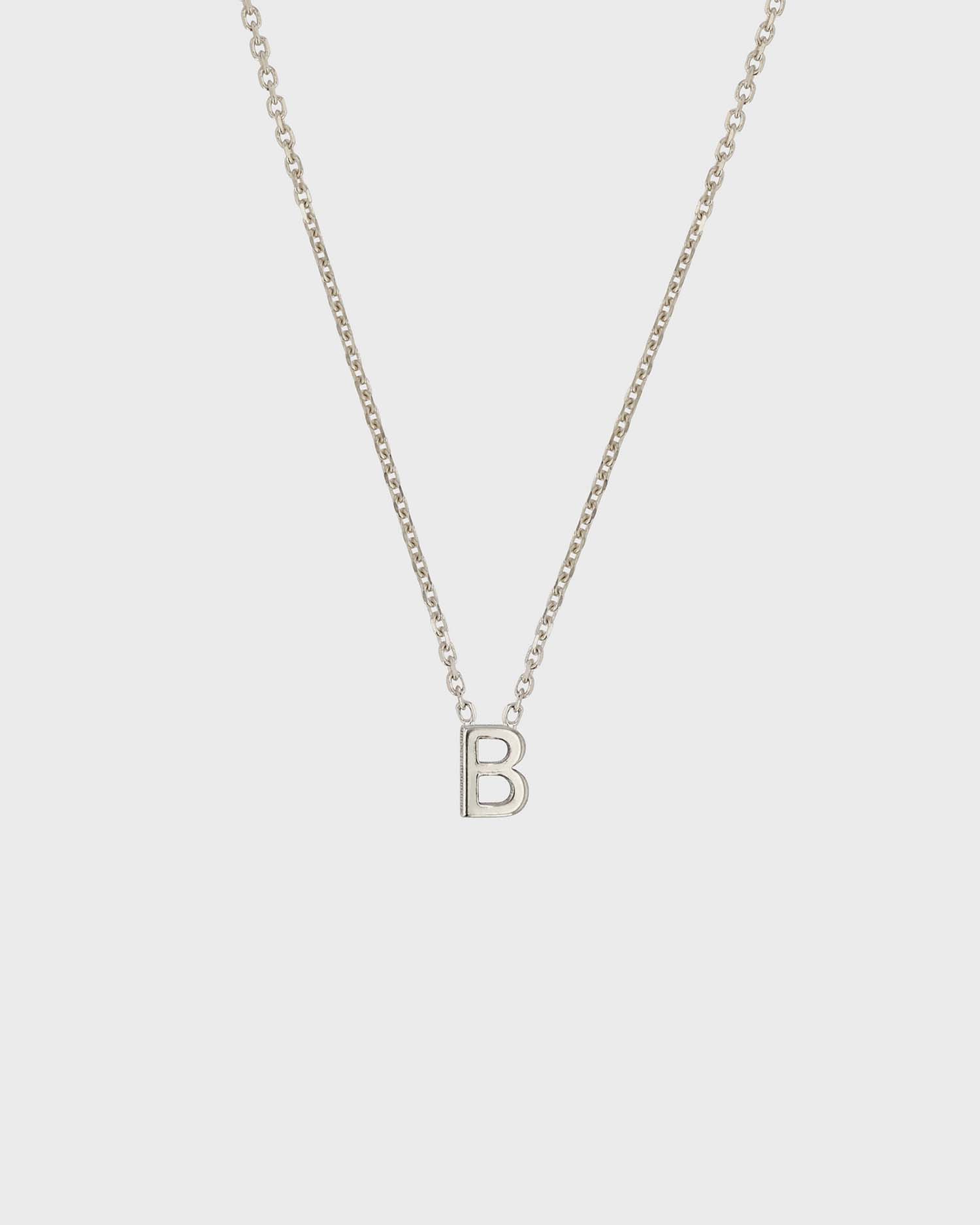 Simple Initial Chain Letter Necklace 2