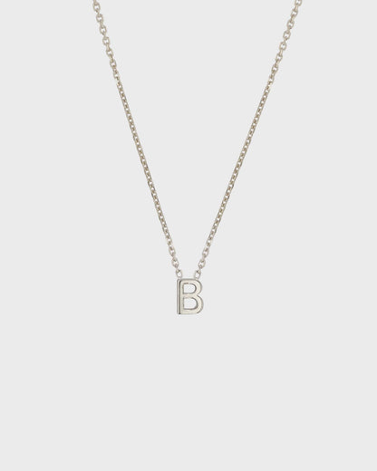 Simple Initial Chain Letter Necklace 2