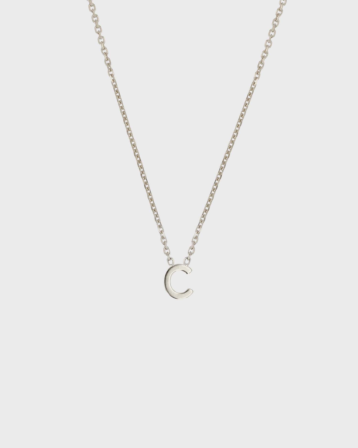 Simple Initial Chain Letter Necklace 3