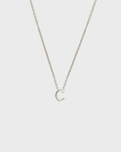 Simple Initial Chain Letter Necklace 3