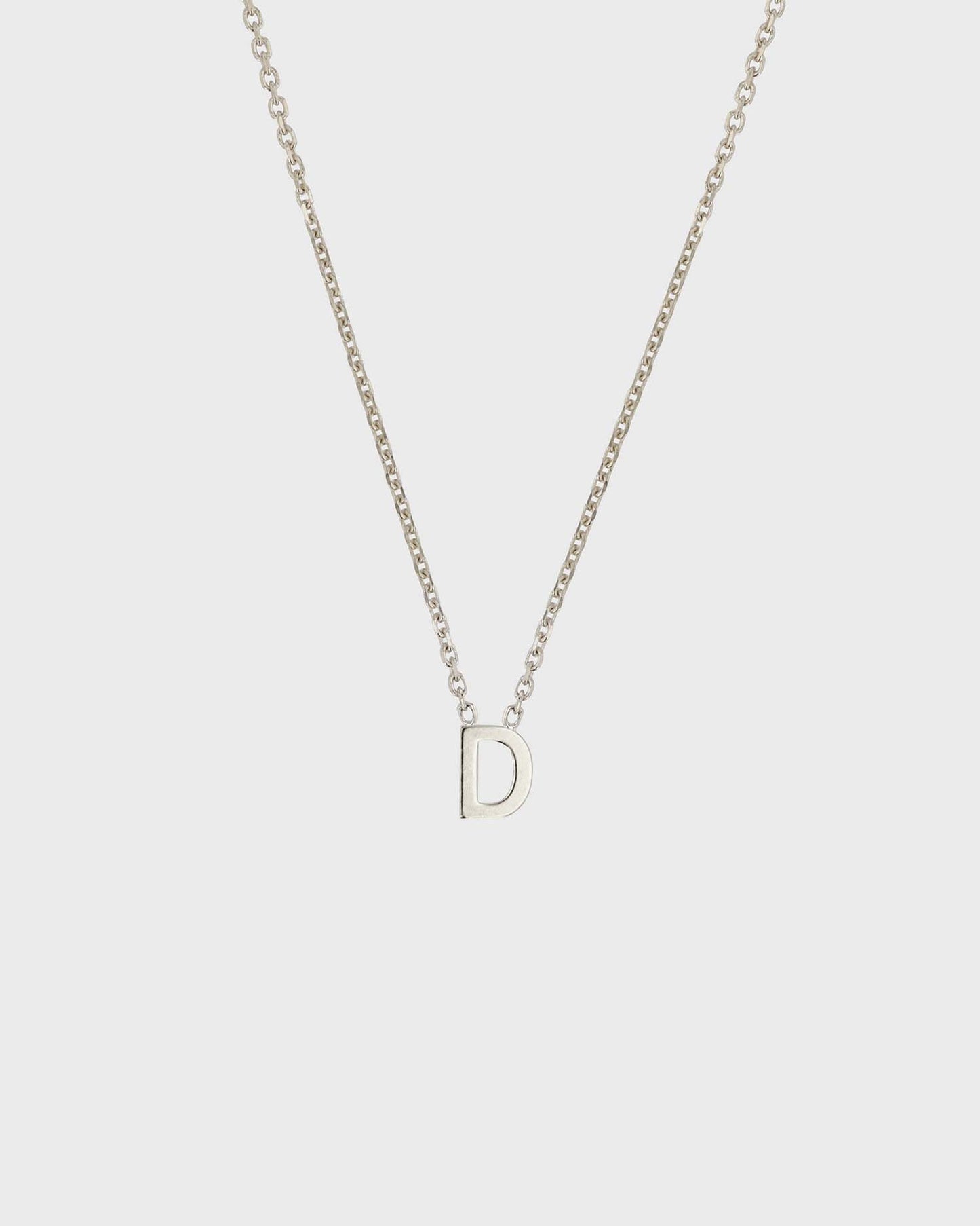 Simple Initial Chain Letter Necklace 4