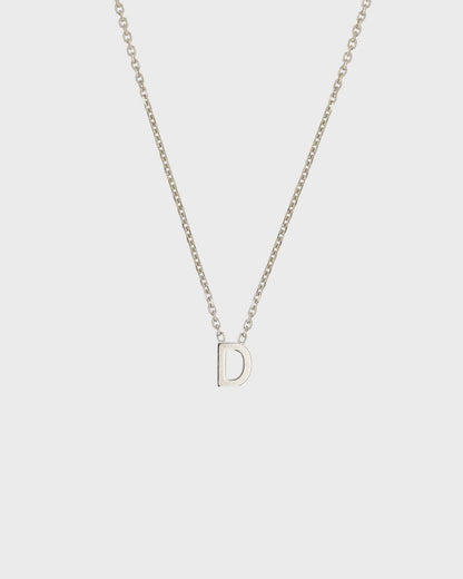 Simple Initial Chain Letter Necklace 4