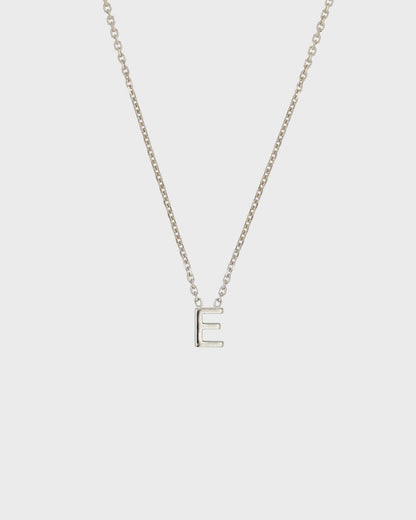Simple Initial Chain Letter Necklace 5