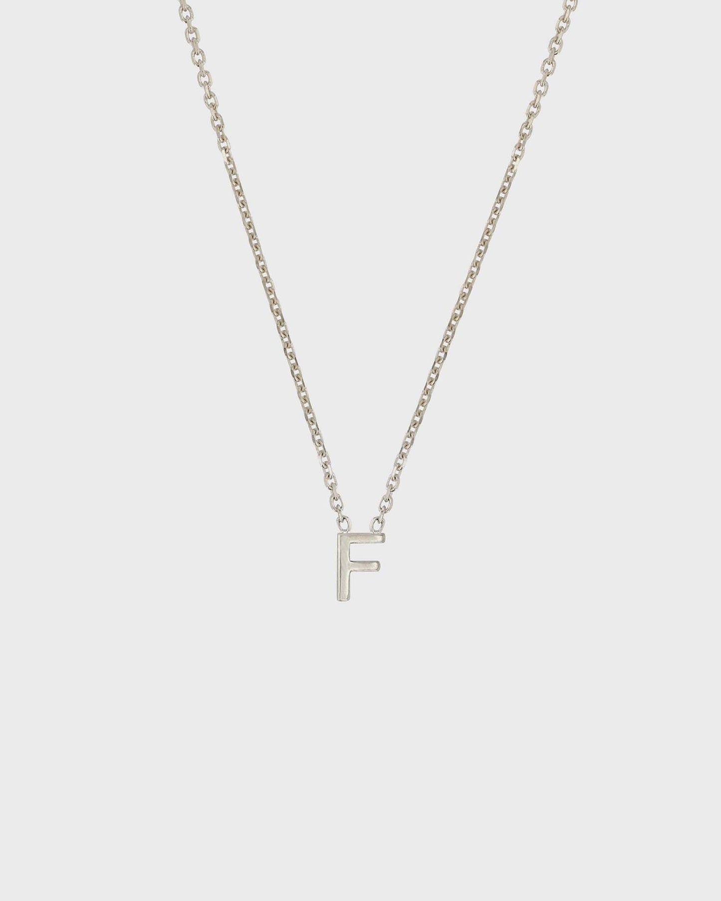 Simple Initial Chain Letter Necklace 6