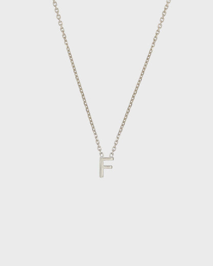Simple Initial Chain Letter Necklace 6