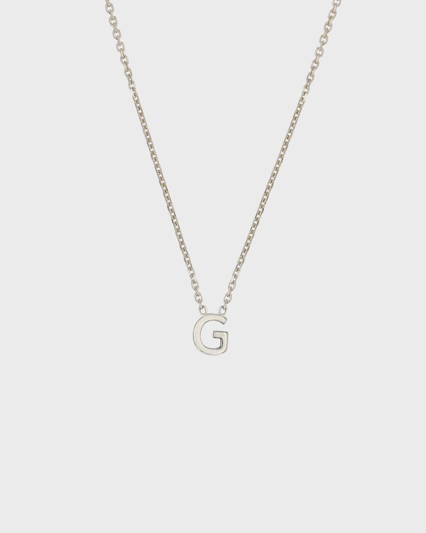 Simple Initial Chain Letter Necklace 7