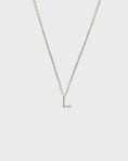 Load image into Gallery viewer, Simple Initial Chain Letter Necklace
