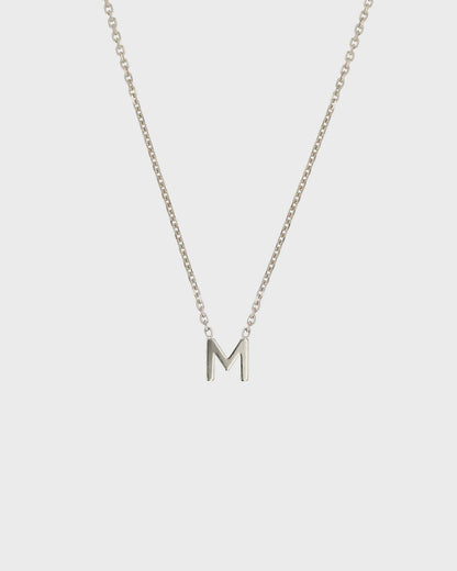 Simple Initial Chain Letter Necklace 13