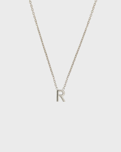 Simple Initial Chain Letter Necklace 18