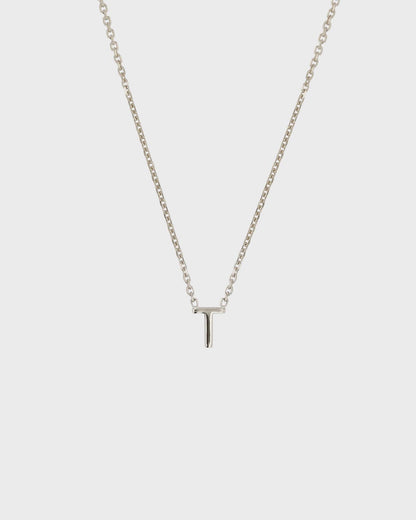 Simple Initial Chain Letter Necklace 20
