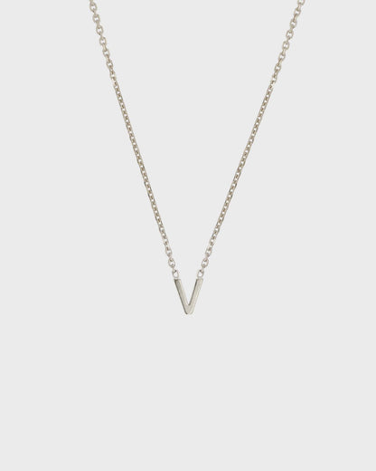 Simple Initial Chain Letter Necklace 22