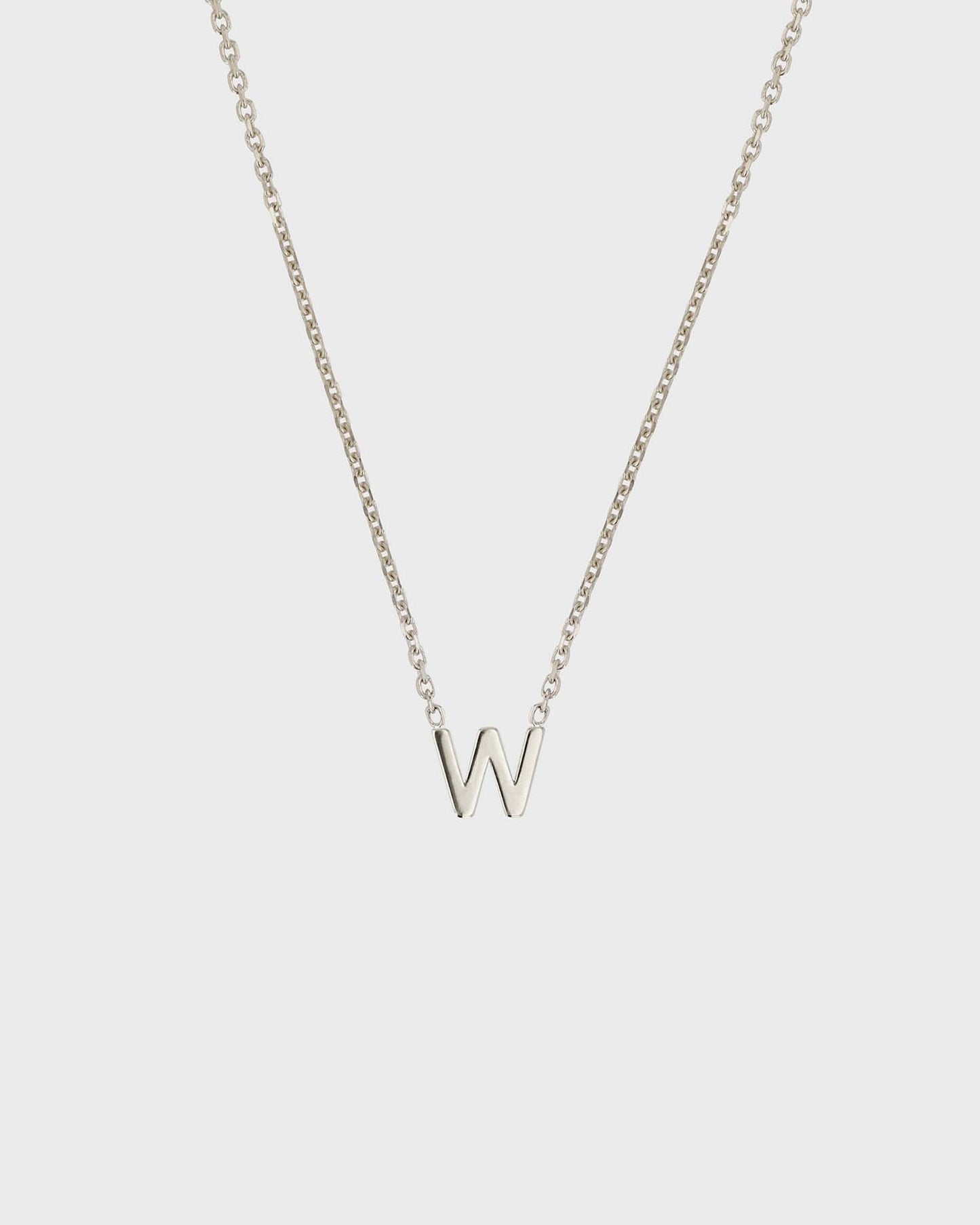 Simple Initial Chain Letter Necklace 23