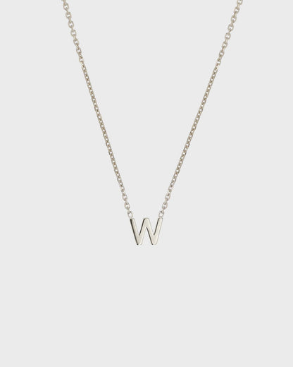 Simple Initial Chain Letter Necklace 23