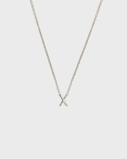 Simple Initial Chain Letter Necklace 24