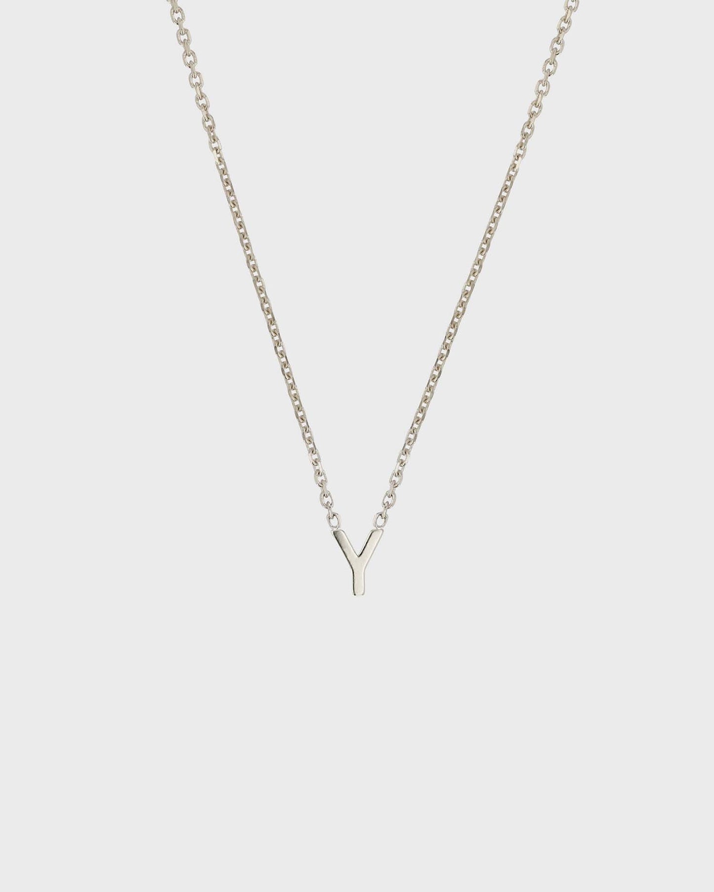 Simple Initial Chain Letter Necklace 25