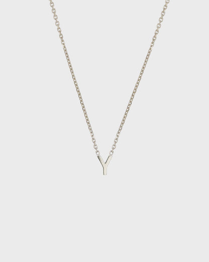 Simple Initial Chain Letter Necklace 25
