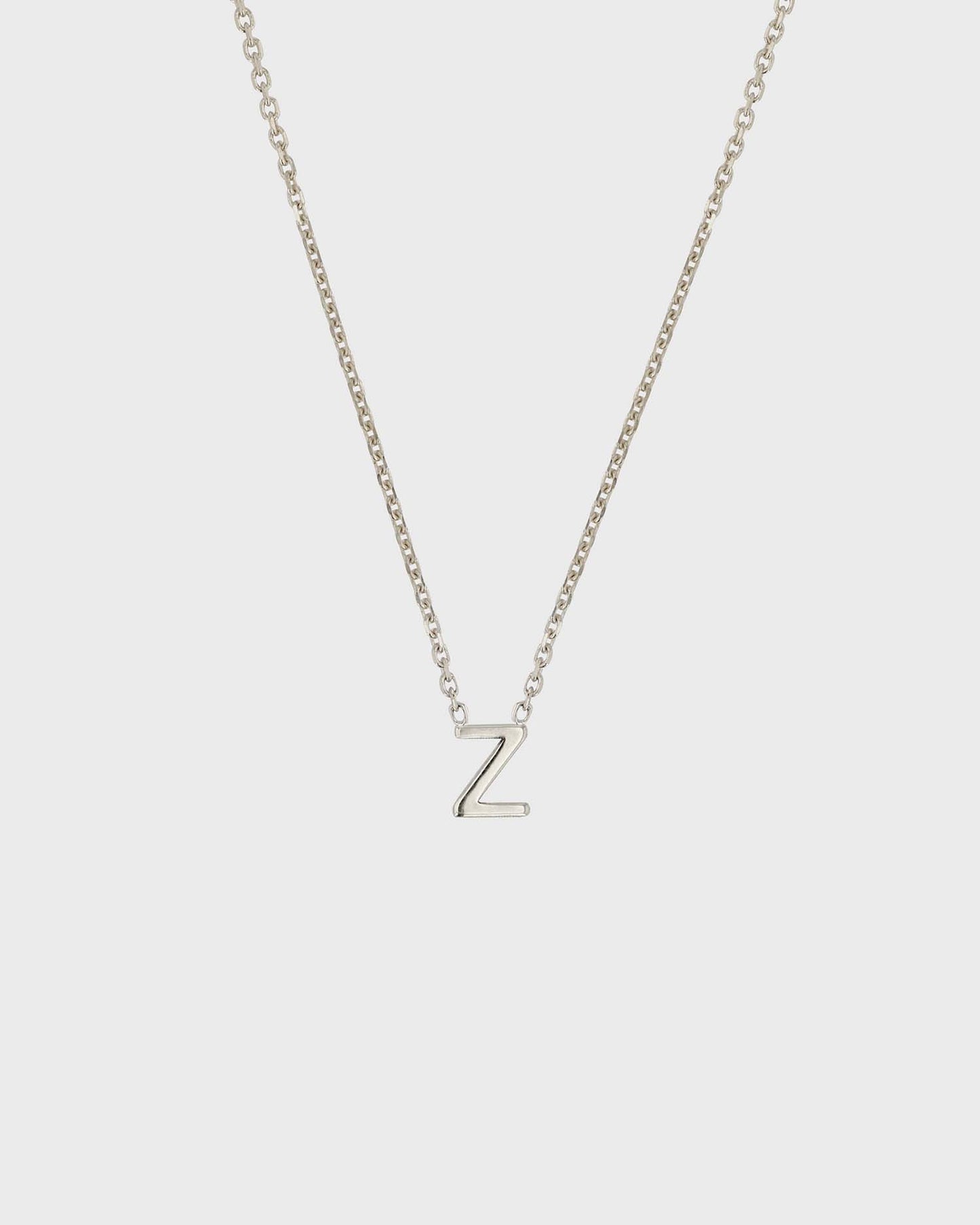 Simple Initial Chain Letter Necklace 26