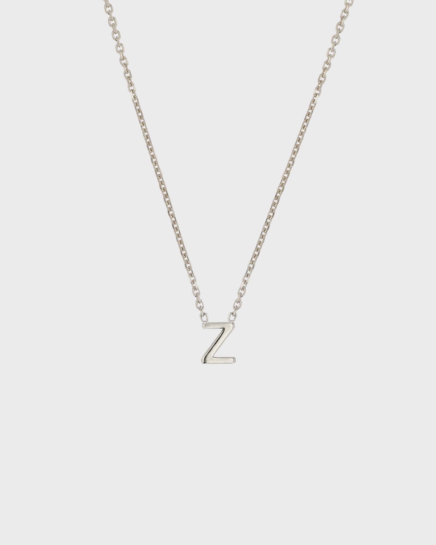 Simple Initial Chain Letter Necklace 26
