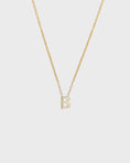 Load image into Gallery viewer, Simple Initial Chain Letter Necklace, Gold
