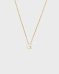 Load image into Gallery viewer, Simple Initial Chain Letter Necklace, Gold 9
