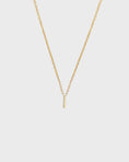 Load image into Gallery viewer, Simple Initial Chain Letter Necklace, Gold
