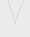 Load image into Gallery viewer, Simple Initial Chain Letter Necklace, Gold
