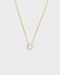 Load image into Gallery viewer, Simple Initial Chain Letter Necklace, Gold 17
