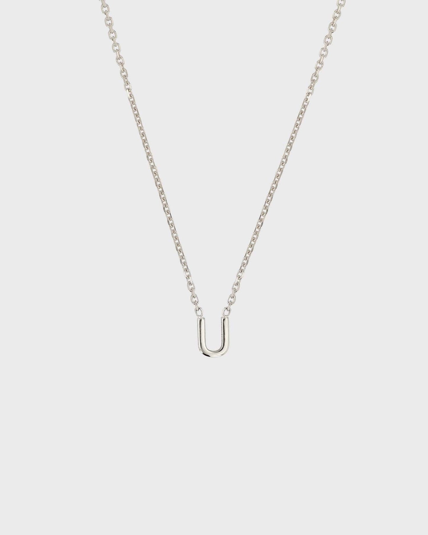 Simple Initial Chain Letter Necklace 21