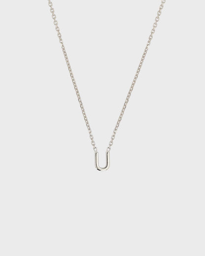 Simple Initial Chain Letter Necklace 21