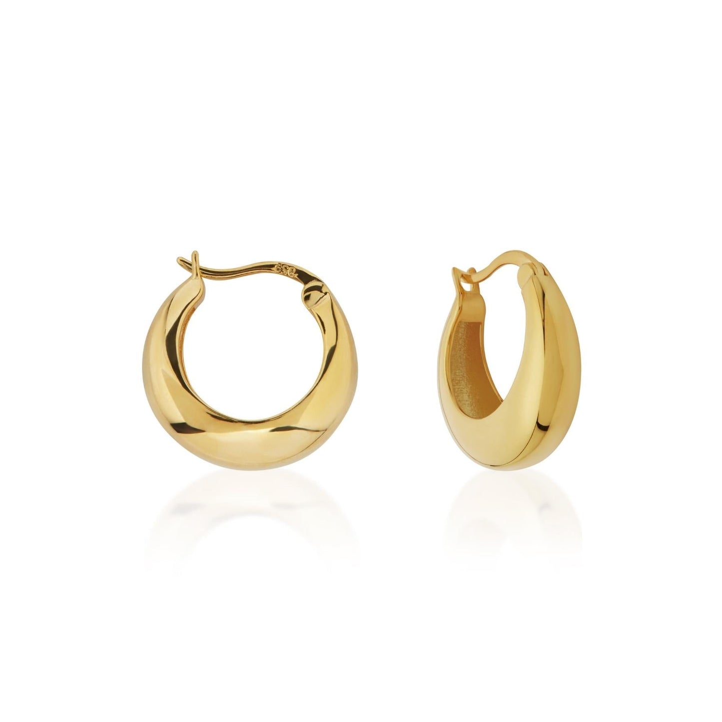 Classic Round Hoop Earrings 1
