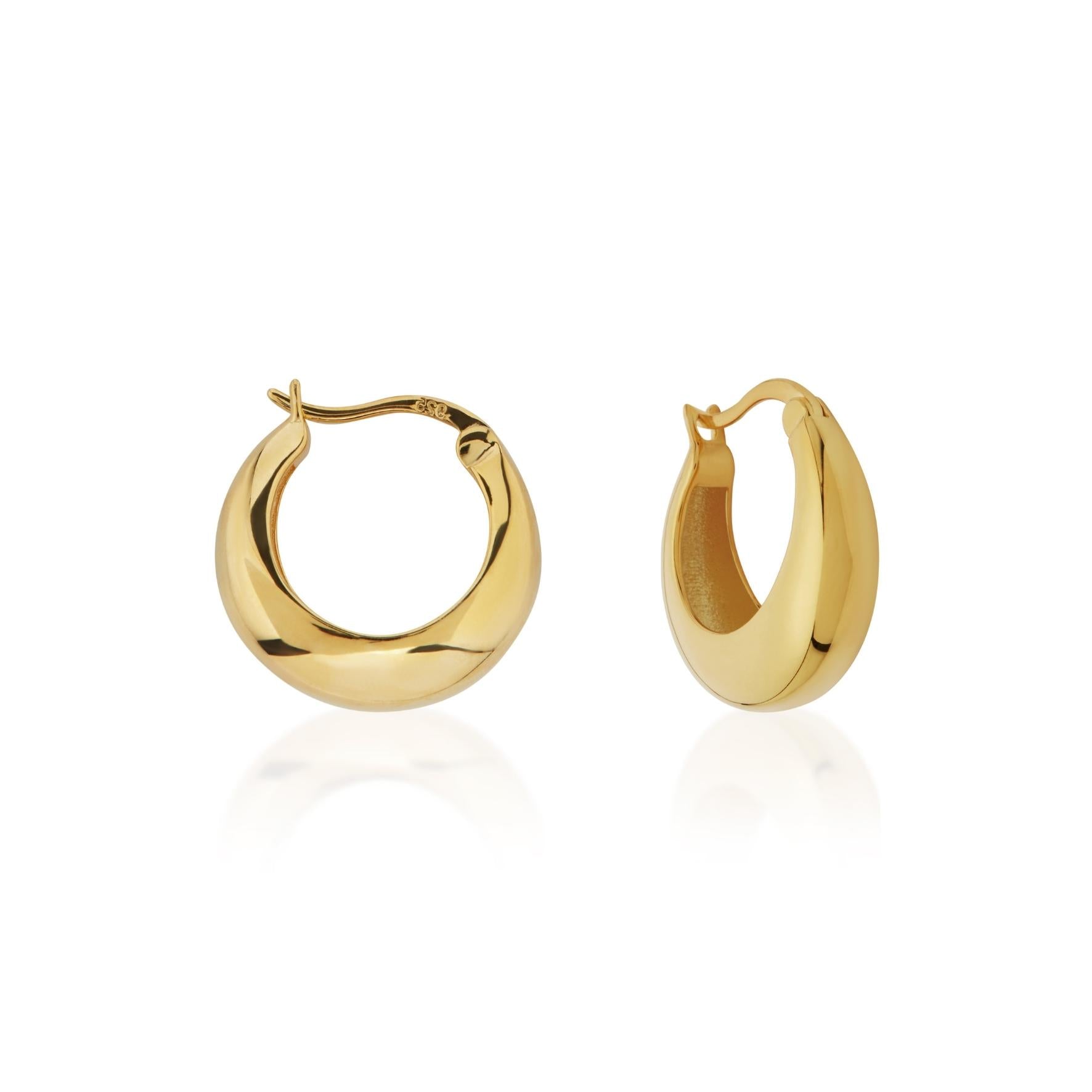 Classic Round Hoop Earrings 1