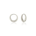 Load image into Gallery viewer, Elegant Silver Hoop Earrings
