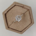 Load image into Gallery viewer, 2.02 CT Cushion Lab-Grown Diamond Engagement Ring with Hidden Halo & Pave Setting
