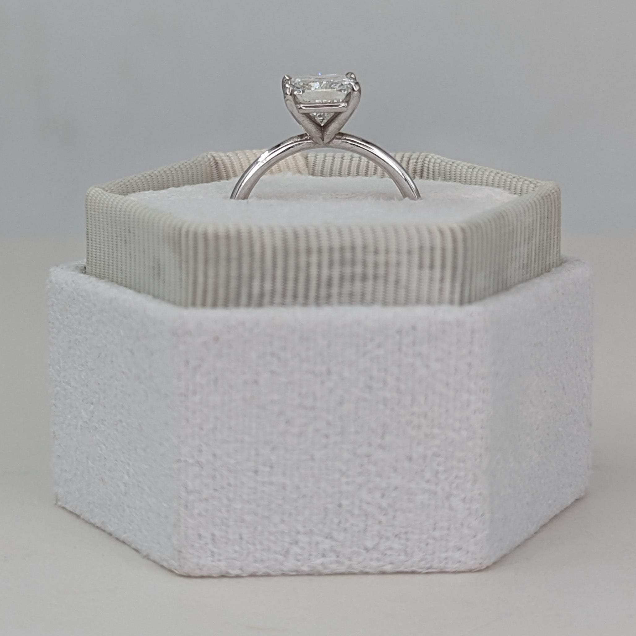 1.81 CT Cushion Cut Lab-Grown Diamond Solitaire Ring