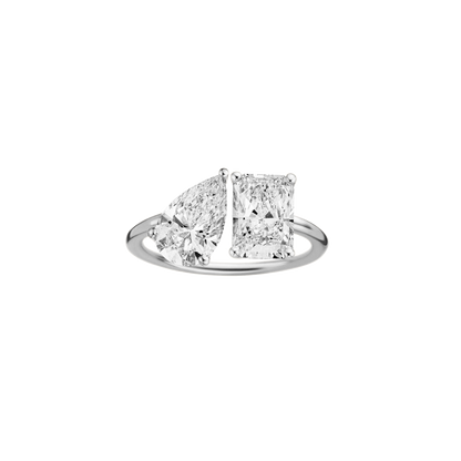 Hidden Halo-1.5 CT Round Lab Grown Diamond Engagement Ring