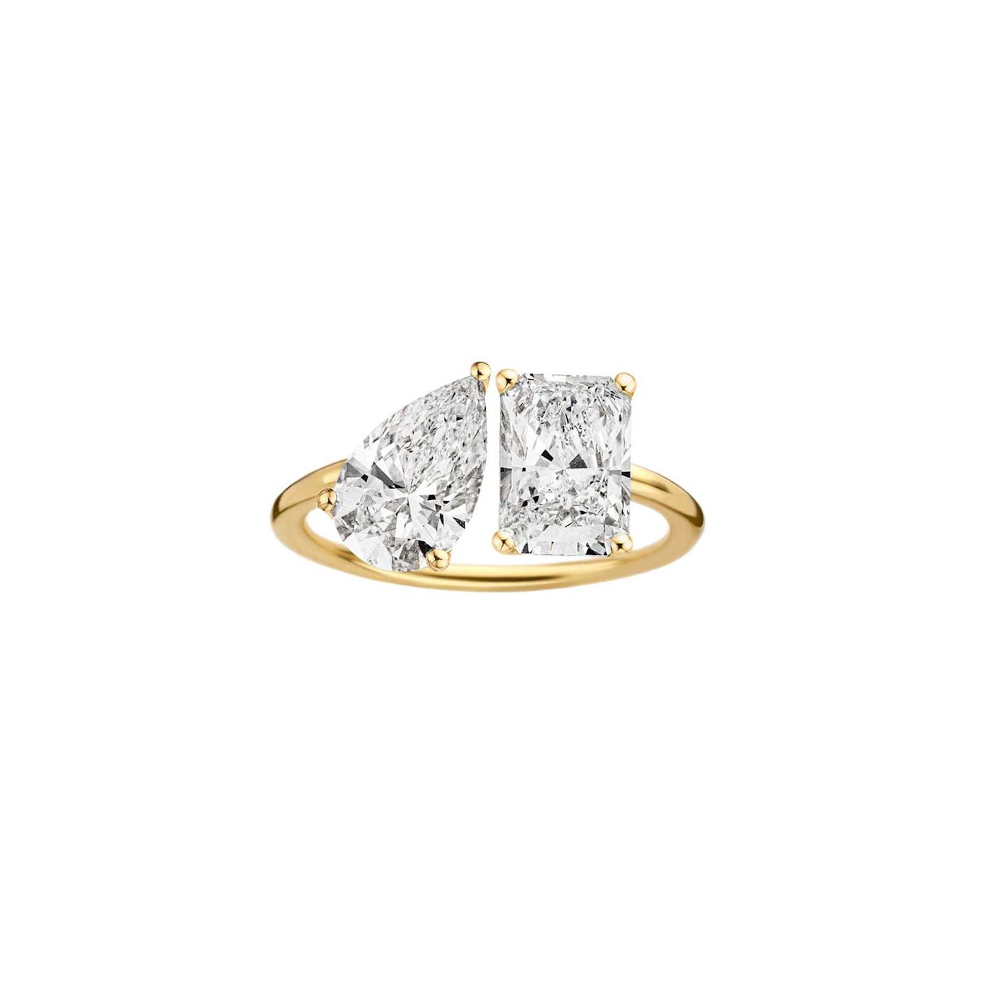 Hidden Halo-1.5 CT Round Lab Grown Diamond Engagement Ring
