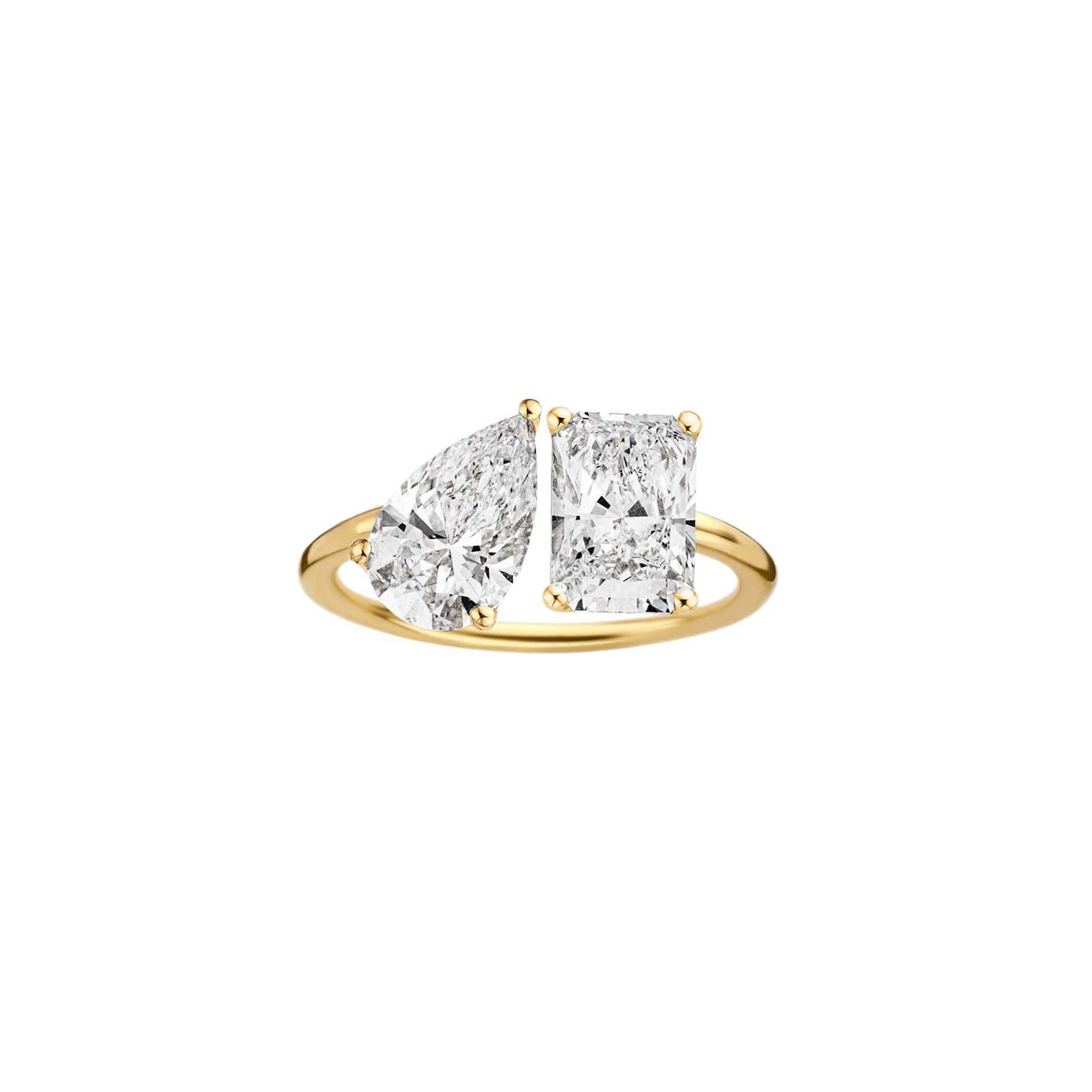Hidden Halo-1.5 CT Round Lab Grown Diamond Engagement Ring