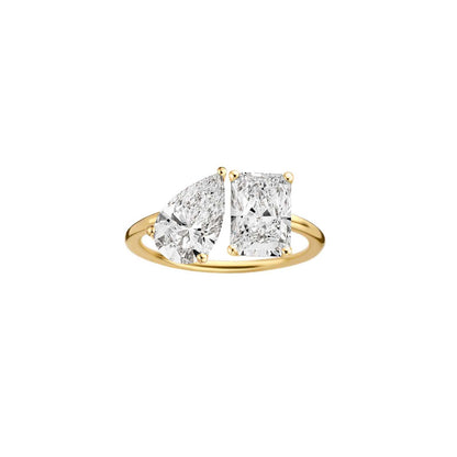 Hidden Halo-1.5 CT Round Lab Grown Diamond Engagement Ring