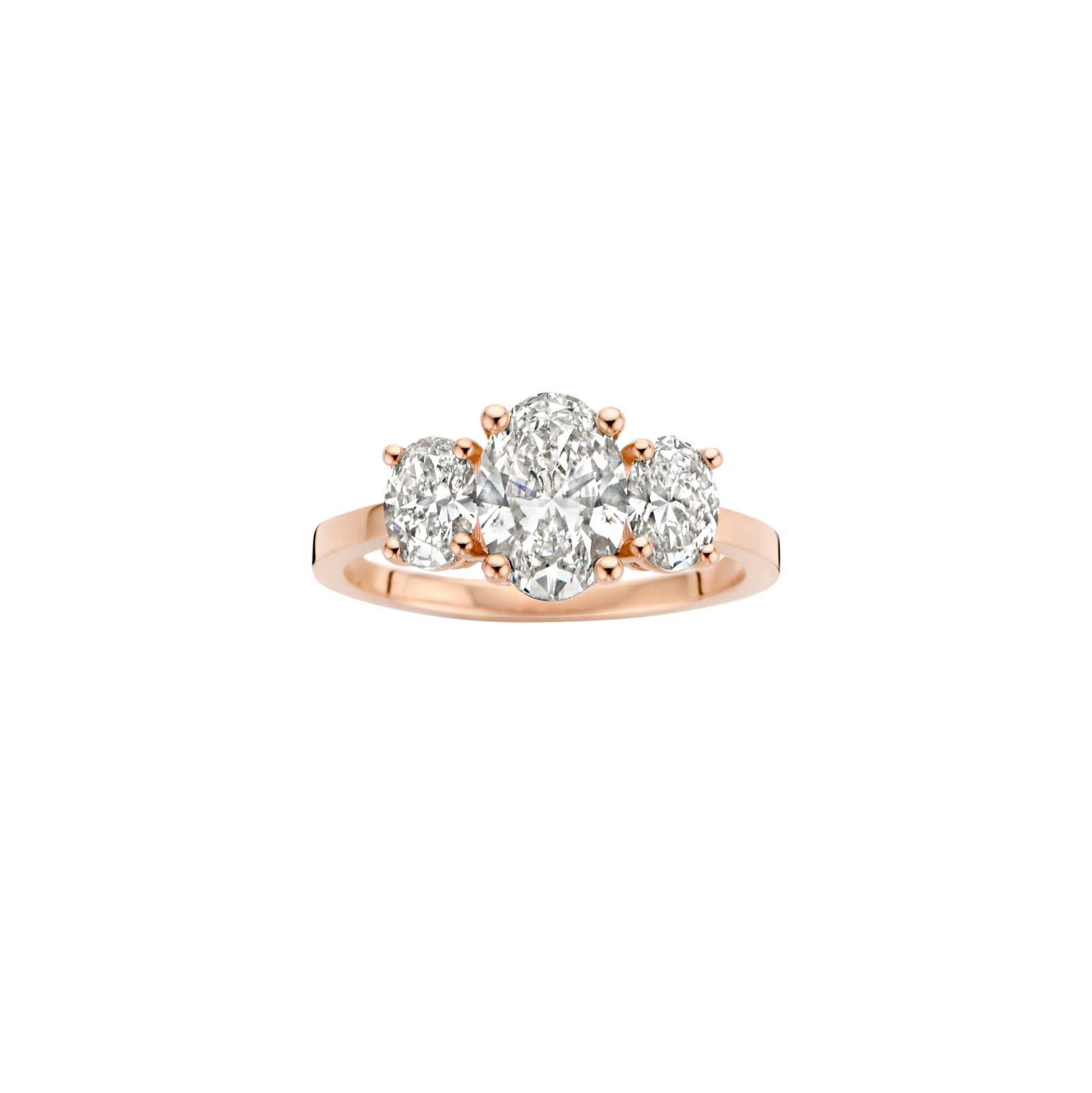 Hidden Halo-1.5 CT Round Lab Grown Diamond Engagement Ring