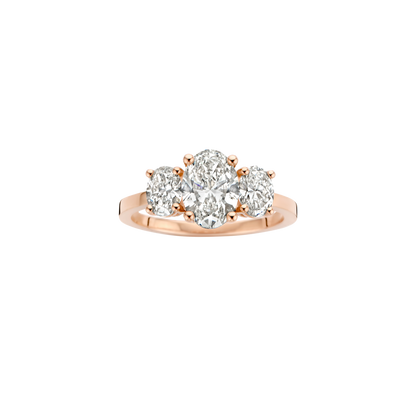 Hidden Halo-1.5 CT Round Lab Grown Diamond Engagement Ring