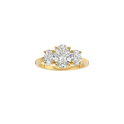 Hidden Halo-1.5 CT Round Lab Grown Diamond Engagement Ring