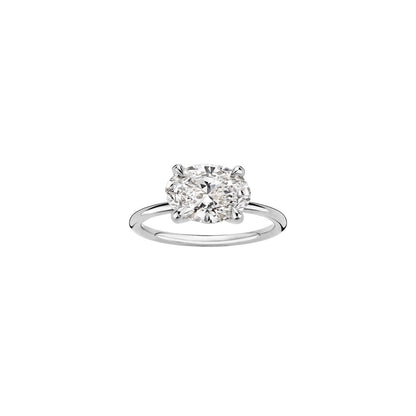 Hidden Halo-1.5 CT Round Lab Grown Diamond Engagement Ring
