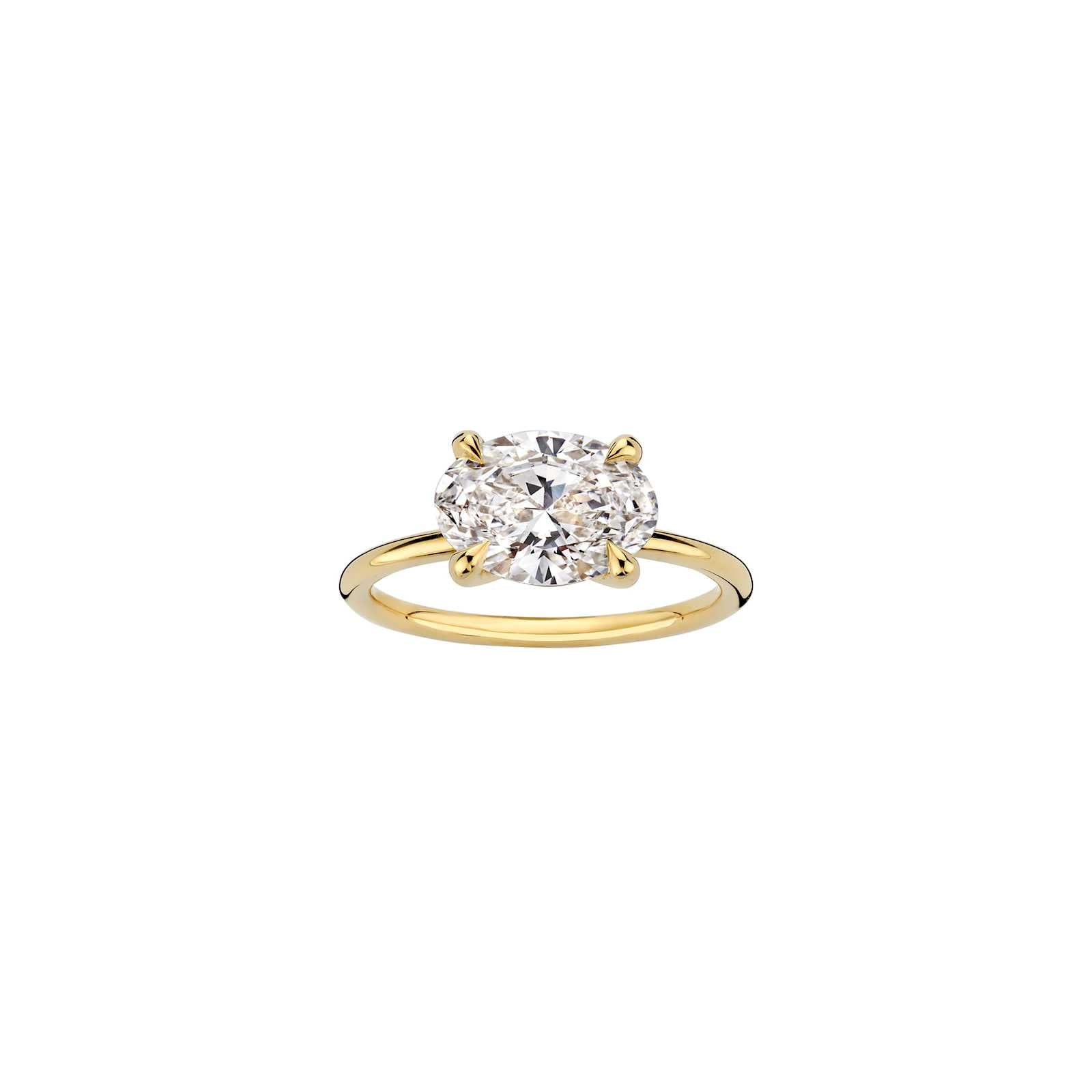Hidden Halo-1.5 CT Round Lab Grown Diamond Engagement Ring