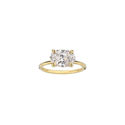 Hidden Halo-1.5 CT Round Lab Grown Diamond Engagement Ring