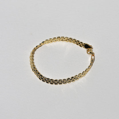 Golden Luxe Double Chain Bracelet 3
