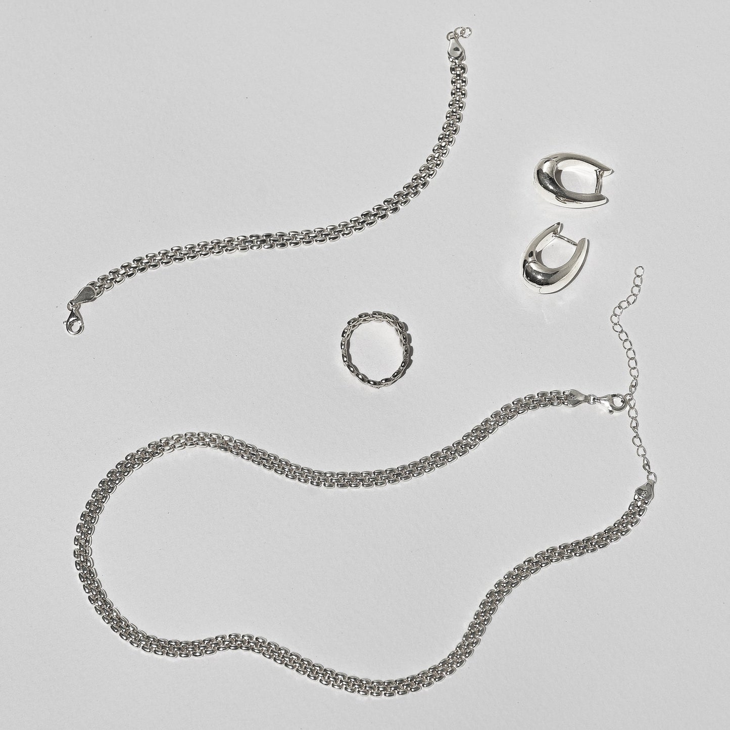 Simple Bag Hoop Earrings 8